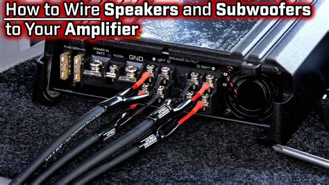 will a 5 chanel amp work on 2 subs|wiring amp and subs together.